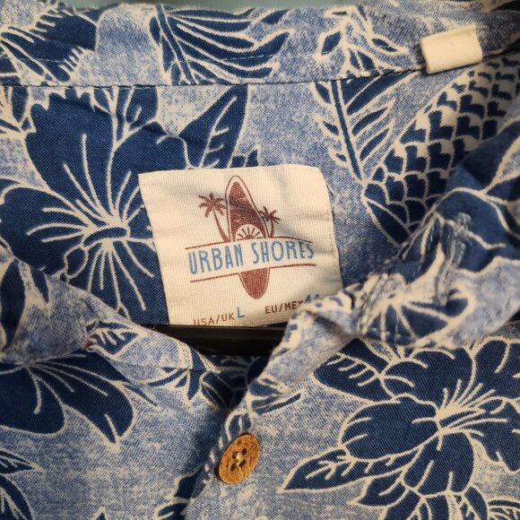 Urban Shores Hawaiian Shirt for Men / Size Large - Picture 3 of 6